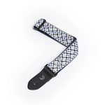 Daddario 15UKE01 Nylon Ukulele Strap, Blue Flowers