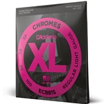 Daddario  ECB81S Chromes Bass Guitar Strings, Light, 45-100, Short Scale