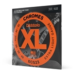 Daddario  ECG23 Chromes Flat Wound Electric Guitar Strings, Extra Light, 10-48