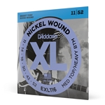 Daddario  EXL116 Nickel Wound Electric Guitar Strings, Medium Top/Heavy Bottom, 11-52