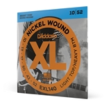 Daddario  EXL140 Nickel Wound Electric Guitar Strings, Light Top/Heavy Bottom, 10-52