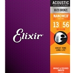 Elixir 11102 NANOWEB Acoustic 80/20 Bronze M