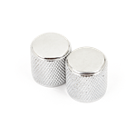Fender 0991366000 Telecaster/Precision Bass Knobs, Knurled Chrome (2)