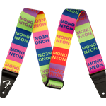 Fender 0990623071 MonoNeon Logo Strap, Multi-Color, 2"