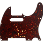 Fender 0992152000 Pickguard, Telecaster 8-Hole Mount, Tortoise Shell, 4-Ply