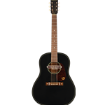 Deltoluxe Dreadnought, Walnut Fingerboard, Tortoiseshell Pickguard, Black Top Black Top