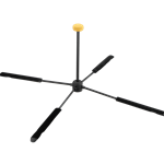 Hercules DS460B TravLite Series Flute In-Bell Stand