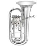 Jupiter JEP1000S Intermediate Bb 4 Valve Euphonium Outfit Slvr Pltd