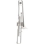 Key Of C Valve Trombone Outfit Silver Finish
