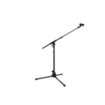Hercules MS520BPRO Low Profile Tripod Microphone Stand with Telescopic Boom Arm
