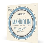 Daddario  EJ73 Mandolin Strings, Phosphor Bronze, Light, 10-38