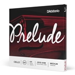 Daddario J101044M D'Addario Prelude Cello String Set, 4/4 Scale, Medium Tension