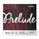 Daddario J61134M D'Addario Prelude Bass Single G String, 3/4 Scale, Medium Tension