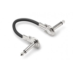 Hosa IRG-100.5 Guitar Patch Cable, Low-profile Right-angle to Same, 6 in