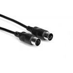 Hosa MID-310BK MIDI Cable, 5-pin DIN to Same, 10 ft
