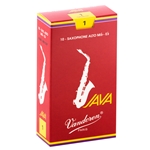 Vandoren SR26R-10 Alto Sax Java Red Reeds (10-Pack)