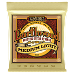Ernie Ball P02003 Medium Light Earthwood 80/20 Bronze Acoustic Guitar Strings 12-54 Gauge