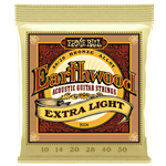 Ernie Ball P02006 Extra Light Earthwood 80/20 Bronze Acoustic Guitar Strings 10-50 Gauge
