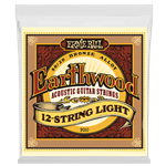 Ernie Ball P02010 Light Earthwood 80/20 Bronze 12-String Acoustic Guitar Strings 9-46 Gauge