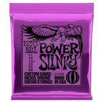 Ernie Ball P02220 Power Slinky Nickel Wound Electric Guitar Strings 11-48 Gauge