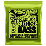 Ernie Ball P02832 Regular Slinky Nickel Wound Electric Bass Strings 50-105 Gauge
