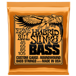 Ernie Ball P02833 Hybrid Slinky Nickel Wound Electric Bass Strings 45-105 Gauge