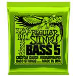Ernie Ball P02836 Regular Slinky Nickel Wound 5-String Electric Bass Strings 45-130 Gauge