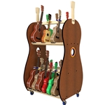 The Band Room Mobile Multi-Size Ukulele Rack