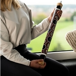 Meinl Sonic Energy Black Dot-Painted Bamboo Rainstick, Small 16"