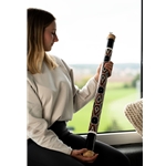 Meinl Sonic Energy Black Dot-Painted Bamboo Rainstick, Medium 24"