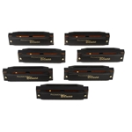 Hohner Piedmont Blues Harmonica Set 7-piece with Case