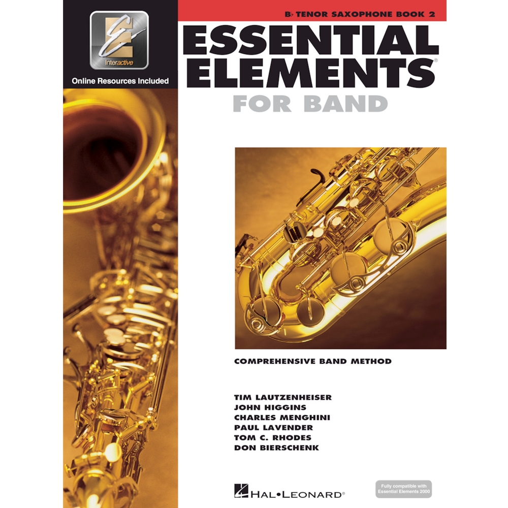 Essential Elements For Band – Book 2 With EEI Bb Tenor Saxophone