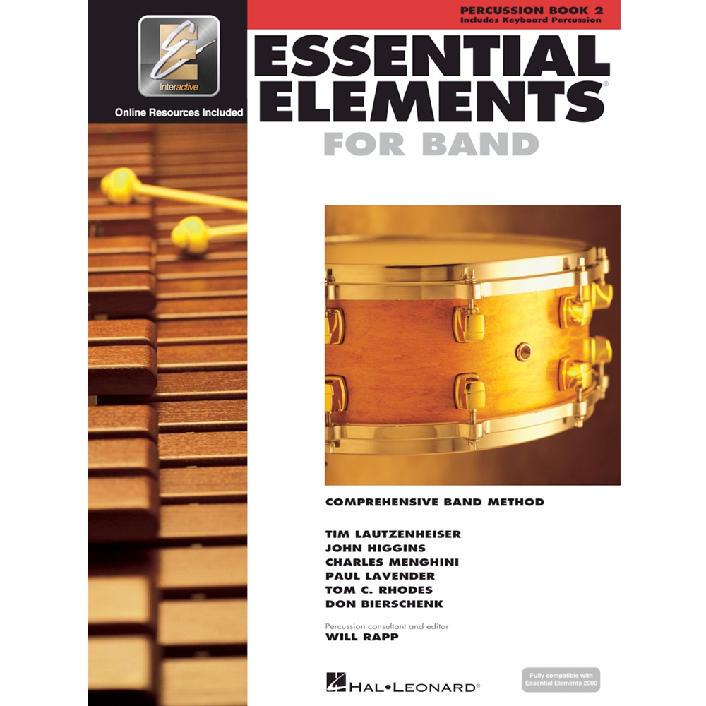 Essential Elements For Band – Book 2 With EEI Percussion/Keyboard Percussion