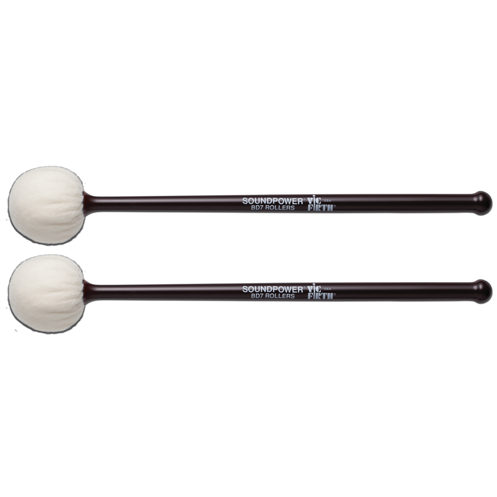 Vic Firth Soundpower Bass Drum – Rollers (Per Pair)