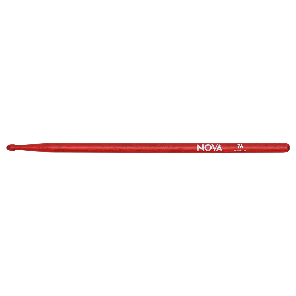 Vic Firth 7A In Red With Nova Imprint
