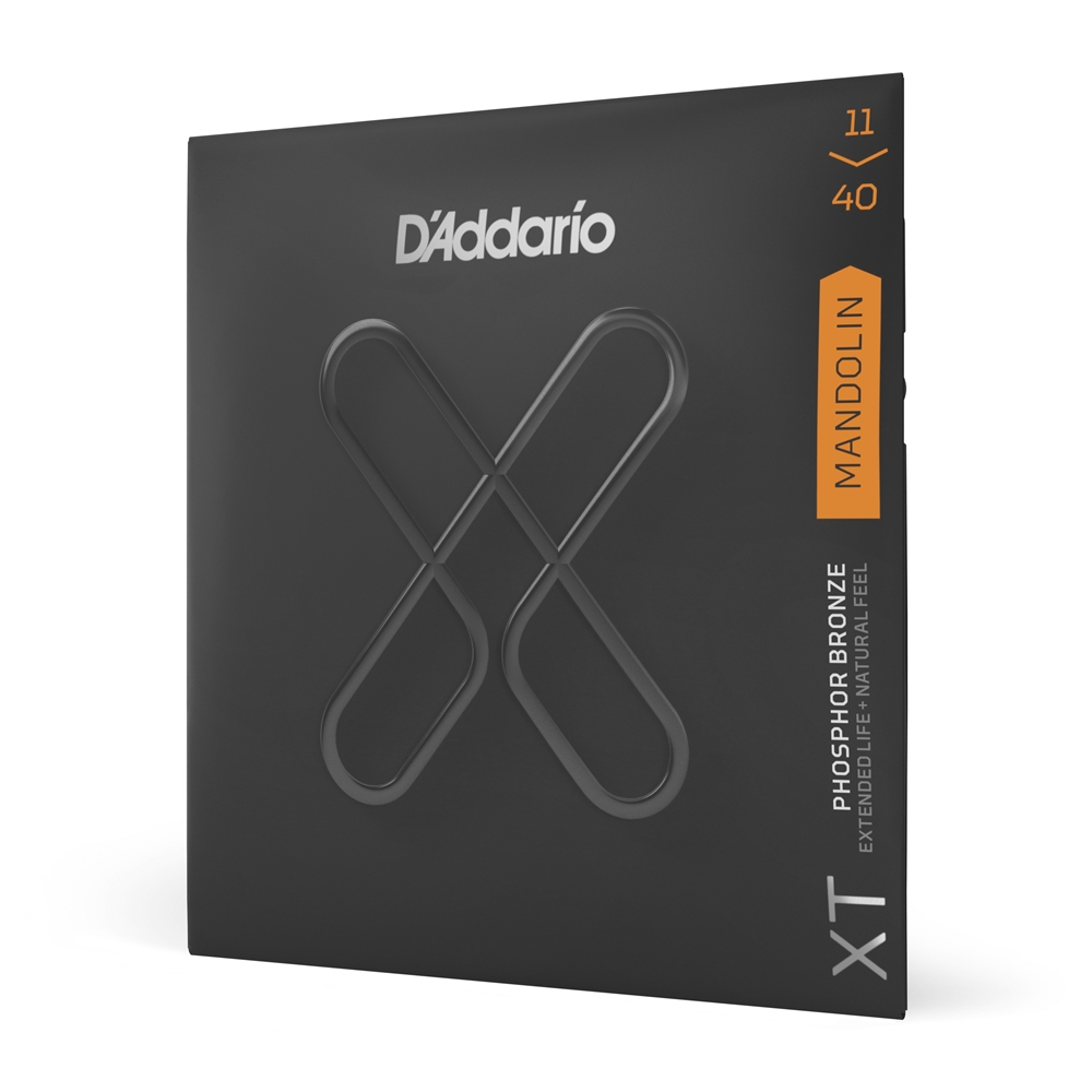 Daddario  XTM1140 XT Phosphor Bronze Mandolin Strings, Medium, 11-40