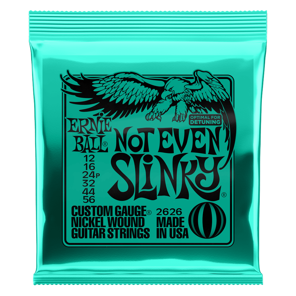 Ernie Ball P02626 Not Even Slinky Nickel Wound Electric Guitar Strings 12-56 Gauge