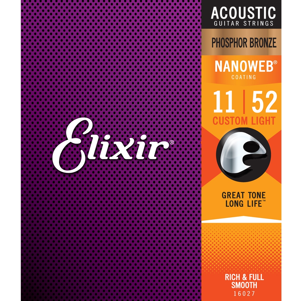Elixir 16027 NANOWEB Phos Bronze CL