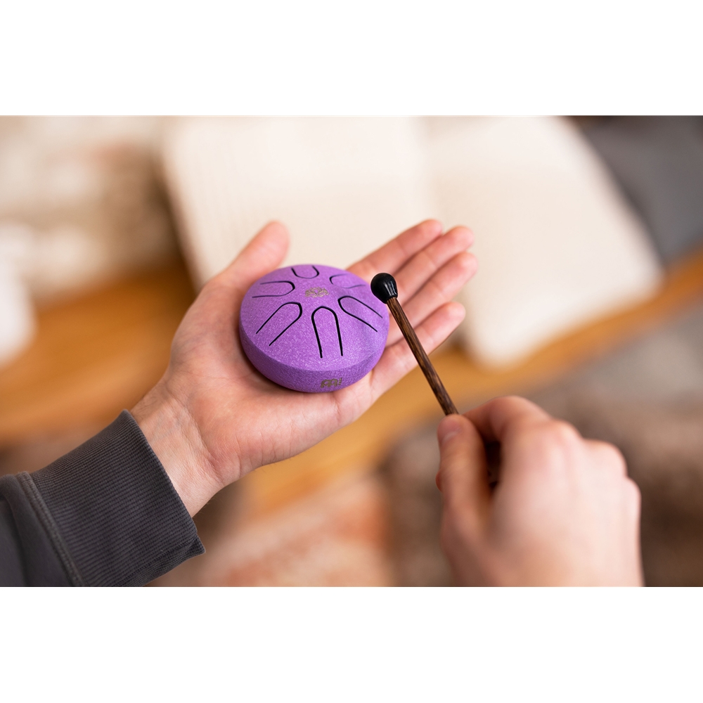 Meinl Sonic Energy Pocket Steel Tongue Drum, A Major, Purple