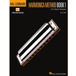 Hal Leonard Harmonica Method - Book 1 - for C Diatonic Harmonica Book Includes Access to Online Video