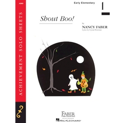 Shout Boo! - Early Elementary/Level 1 Piano Solo PS