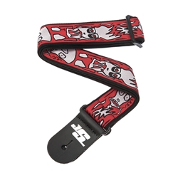 Daddario 50JS02 Joe Satriani Guitar Strap, Up in Flames