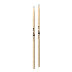 Promark PW747N Classic Attack 747 Shira Kashi Oak Drumstick, Oval Nylon Tip