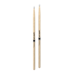Promark PW7AN Classic Attack 7A Shira Kashi Oak Drumstick, Oval Nylon Tip