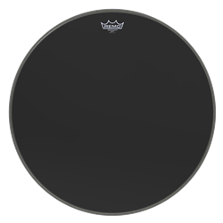22" Ebony Ambassador Bass Drum Head