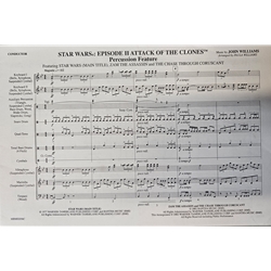 Star Wars: Episode II Attack of the Clones Percussion Feature (Medley) (Score Only)