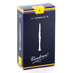 Vandoren CR10-10 Bb Clarinet Traditional Reeds (10-Pack)