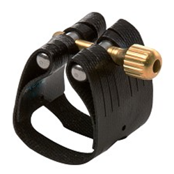 Rovner Alto Sax Light Ligature & Cap Blk