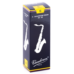 Vandoren SR22-5 Tenor Sax Traditional Reeds (5-Pack)