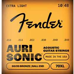80/20 Bronze Acoustic Strings, Ball End, 70M